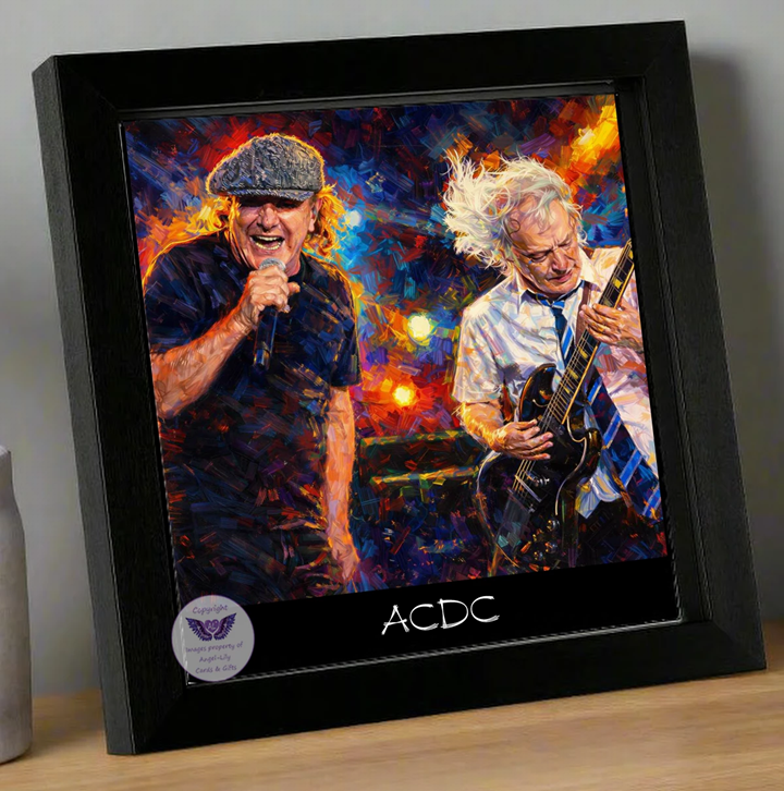 Image Size: 8" X 8", Black Wood Frame, Glass Front, Hanging Frame, Image Type: Print, 3D Decoupage effect: £15.00