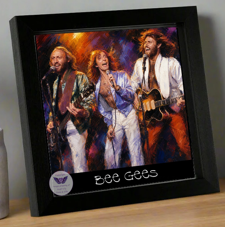 Image Size: 8" X 8", Black Wood Frame, Glass Front, Hanging Frame, Image Type: Print, 3D Decoupage effect: £15.00