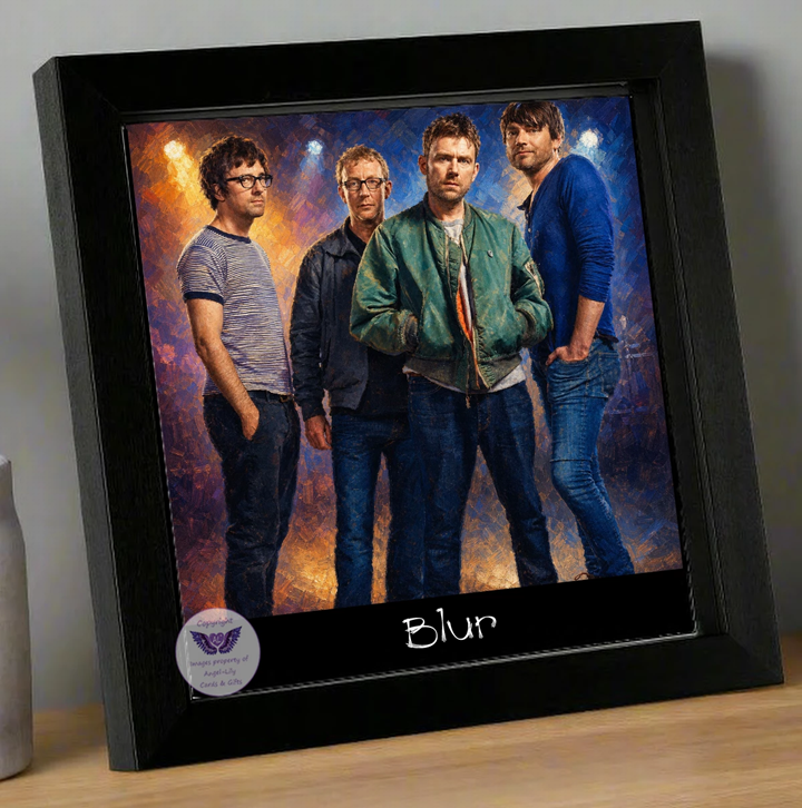 Image Size: 8" X 8", Black Wood Frame, Glass Front, Hanging Frame, Image Type: Print, 3D Decoupage effect: £15.00