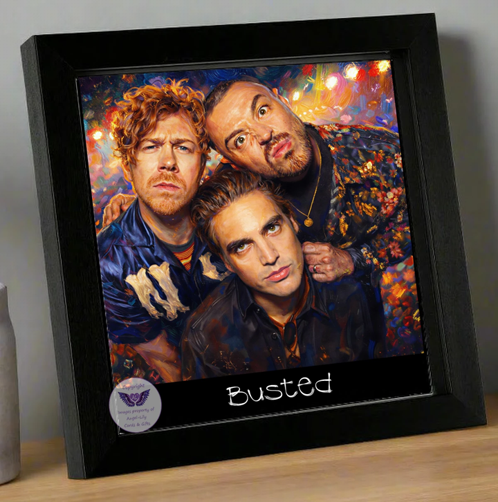 Image Size: 8" X 8", Black Wood Frame, Glass Front, Hanging Frame, Image Type: Print, 3D Decoupage effect: £15.00