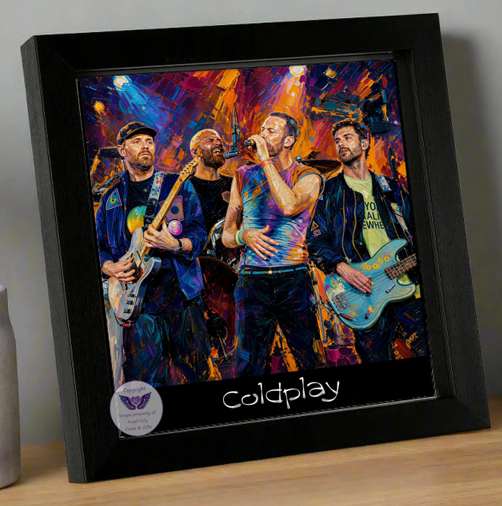 Image Size: 8" X 8", Black Wood Frame, Glass Front, Hanging Frame, Image Type: Print, 3D Decoupage effect: £15.00