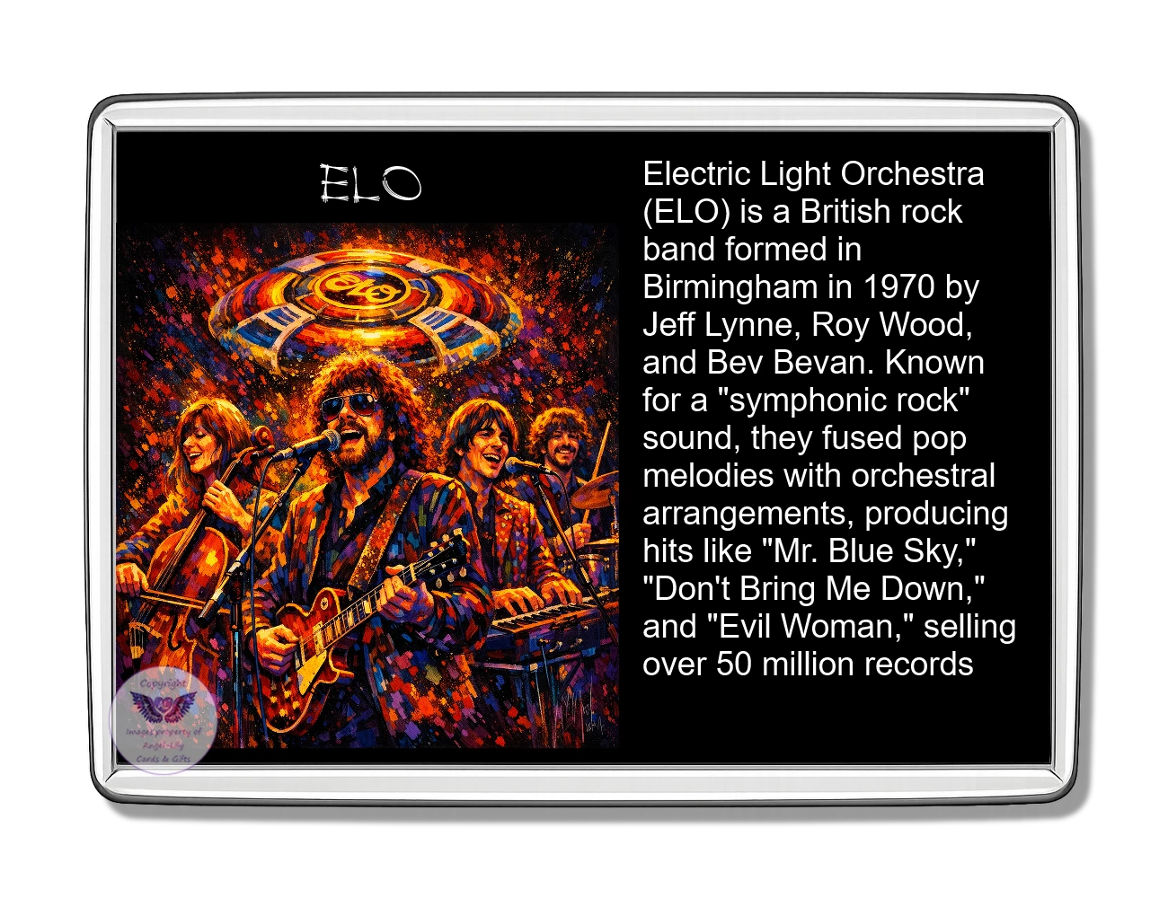 Image Size: 90 X 60mm, Clear plastic , Single sided, Image Type: Print, Magnetic strip attached, 2D Effect: £5.00