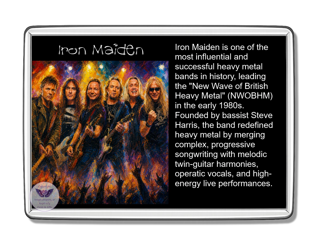 Image Size: 90 X 60mm, Clear plastic , Single sided, Image Type: Print, Magnetic strip attached, 2D Effect: £5.00
