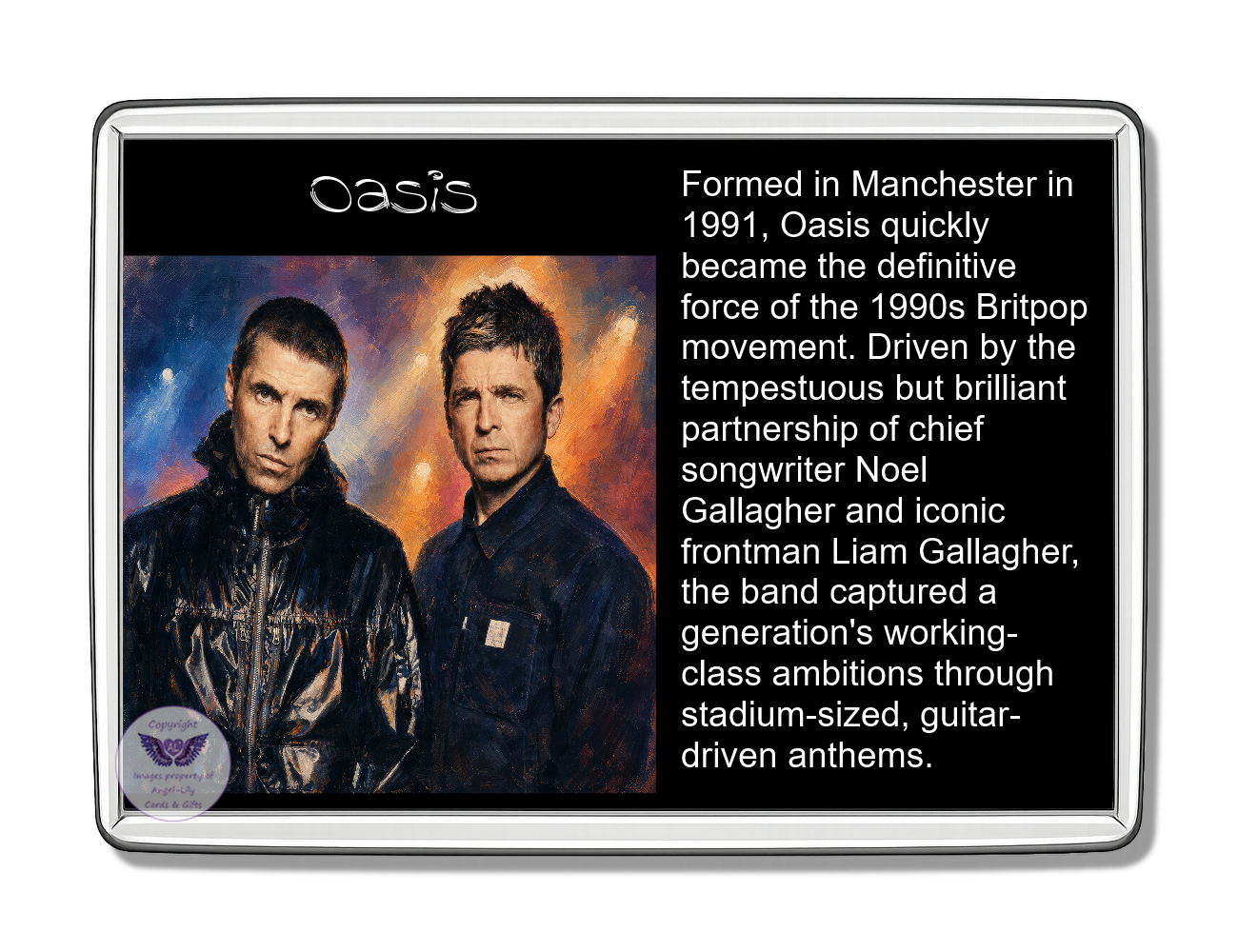 Image Size: 90 X 60mm, Clear plastic , Single sided, Image Type: Print, Magnetic strip attached, 2D Effect: £5.00