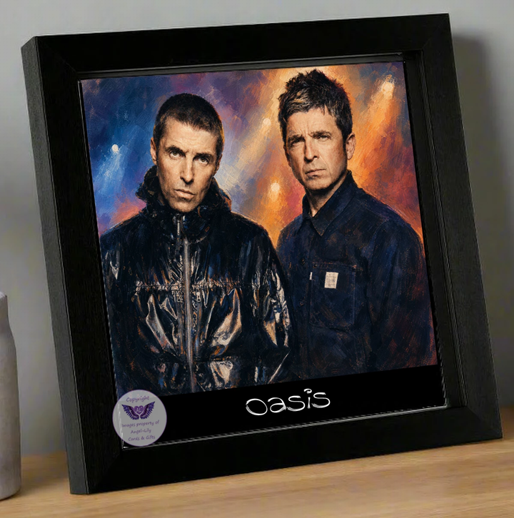 Image Size: 8" X 8", Black Wood Frame, Glass Front, Hanging Frame, Image Type: Print, 3D Decoupage effect: £15.00