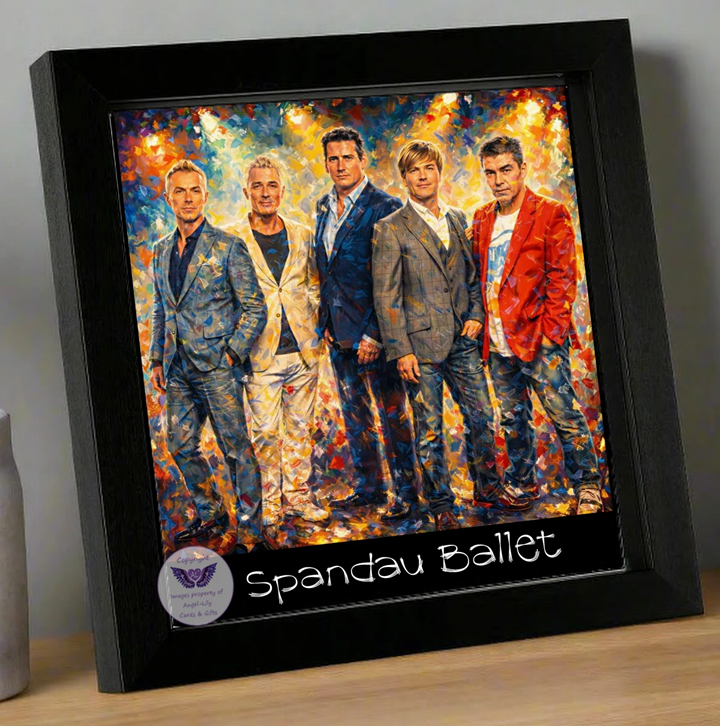 Image Size: 8" X 8", Black Wood Frame, Glass Front, Hanging Frame, Image Type: Print, 3D Decoupage effect: £15.00