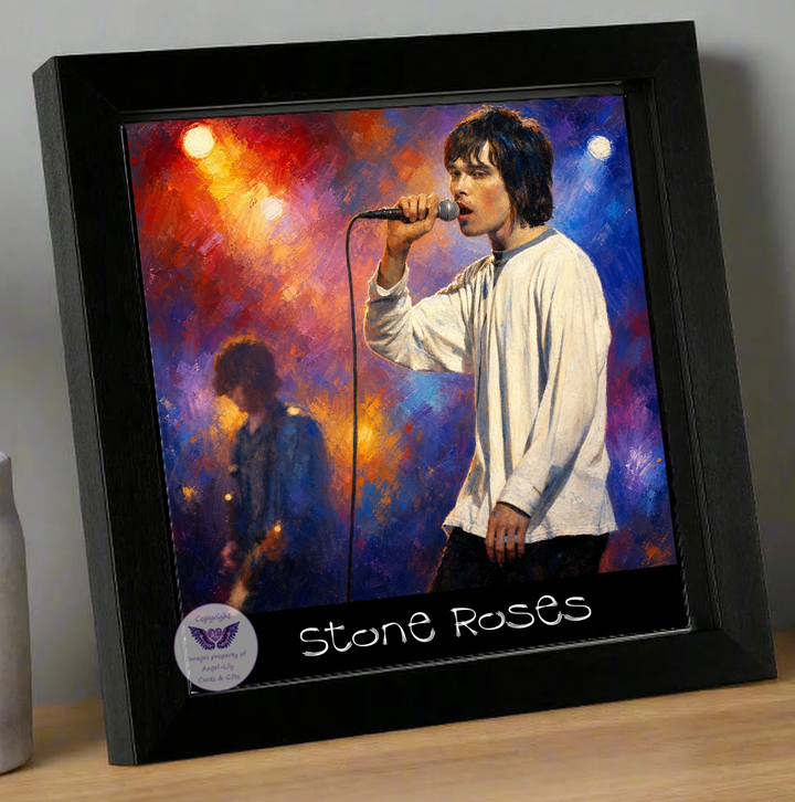 Image Size: 8" X 8", Black Wood Frame, Glass Front, Hanging Frame, Image Type: Print, 3D Decoupage effect: £15.00
