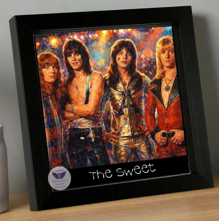 Image Size: 8" X 8", Black Wood Frame, Glass Front, Hanging Frame, Image Type: Print, 3D Decoupage effect: £15.00