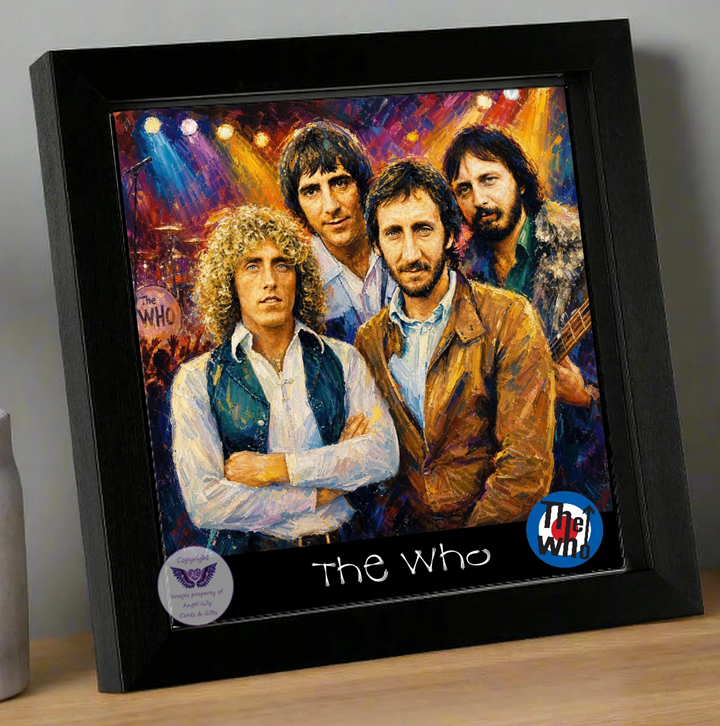 Image Size: 8" X 8", Black Wood Frame, Glass Front, Hanging Frame, Image Type: Print, 3D Decoupage effect: £15.00