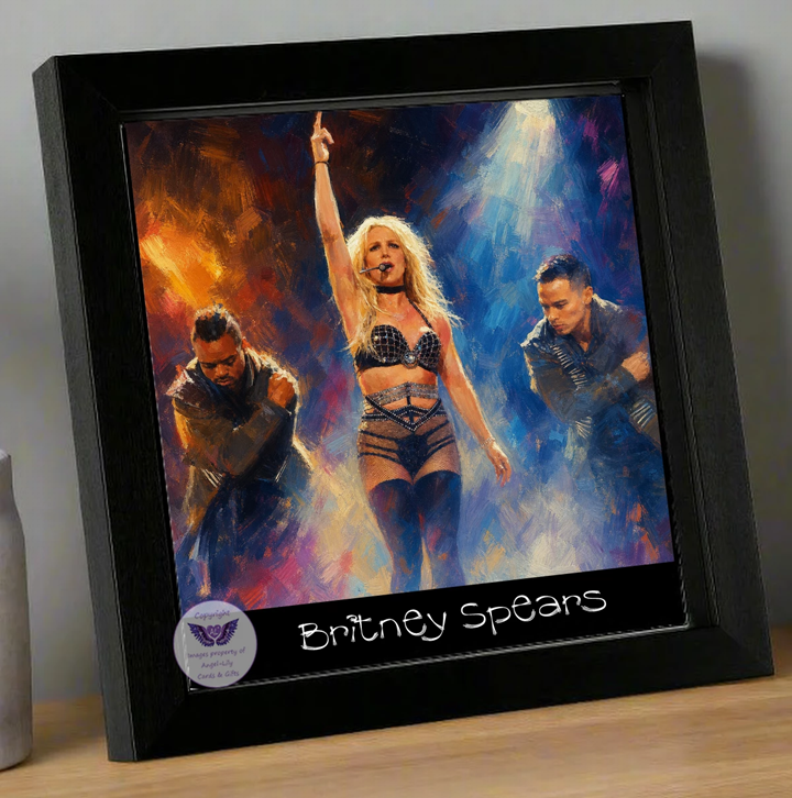 Image Size: 8" X 8", Black Wood Frame, Glass Front, Hanging Frame, Image Type: Print, 3D Decoupage effect: £15.00