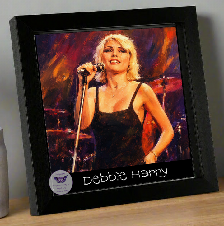 Image Size: 8" X 8", Black Wood Frame, Glass Front, Hanging Frame, Image Type: Print, 3D Decoupage effect: £15.00