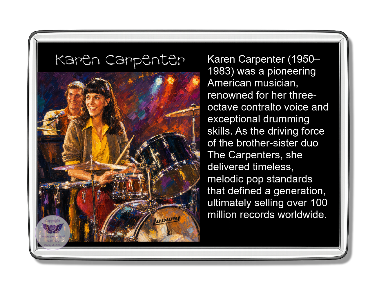 Image Size: 90 X 60mm, Clear plastic , Single sided, Image Type: Print, Magnetic strip attached, 2D Effect: £5.00