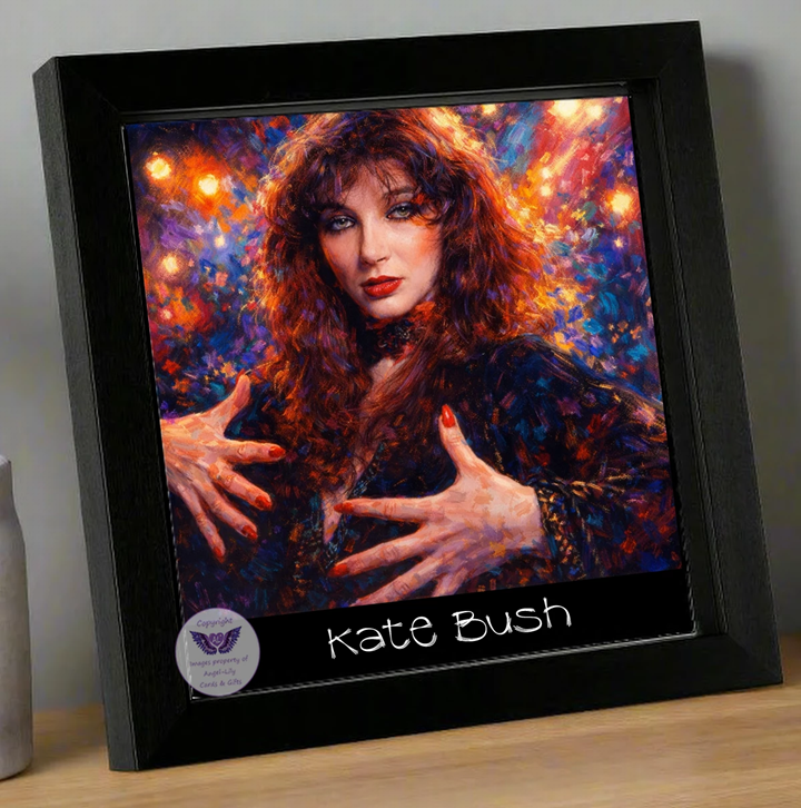 Image Size: 8" X 8", Black Wood Frame, Glass Front, Hanging Frame, Image Type: Print, 3D Decoupage effect: £15.00