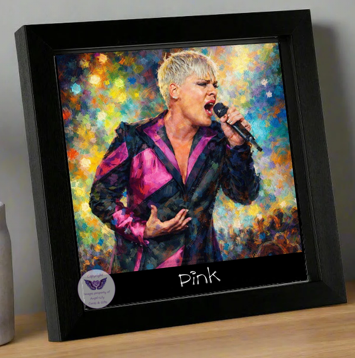 Image Size: 8" X 8", Black Wood Frame, Glass Front, Hanging Frame, Image Type: Print, 3D Decoupage effect: £15.00
