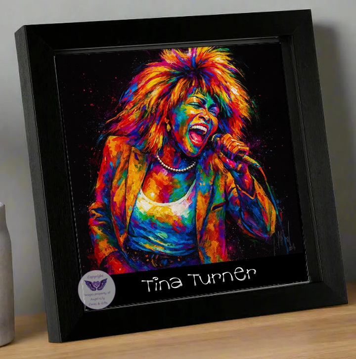 Image Size: 8" X 8", Black Wood Frame, Glass Front, Hanging Frame, Image Type: Print, 3D Decoupage effect: £15.00