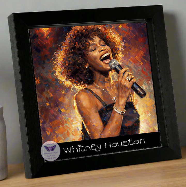 Image Size: 8" X 8", Black Wood Frame, Glass Front, Hanging Frame, Image Type: Print, 3D Decoupage effect: £15.00