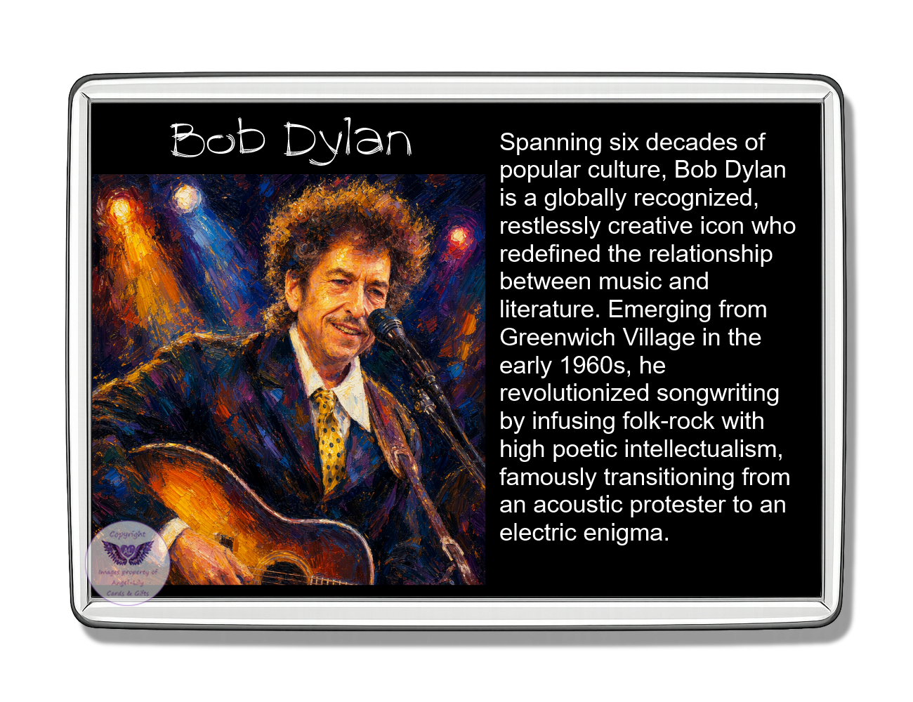 Image Size: 90 X 60mm, Clear plastic , Single sided, Image Type: Print, Magnetic strip attached, 2D Effect: £5.00