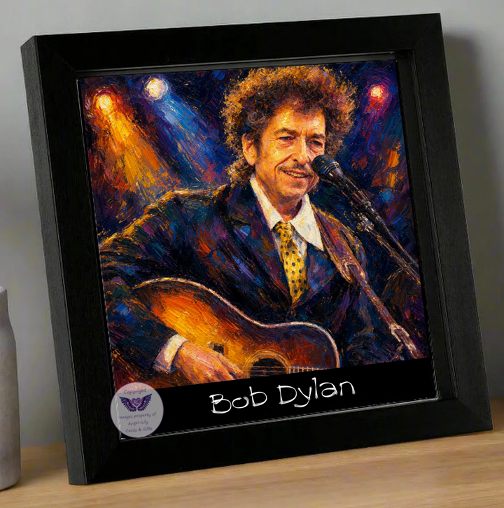 Image Size: 8" X 8", Black Wood Frame, Glass Front, Hanging Frame, Image Type: Print, 3D Decoupage effect: £15.00