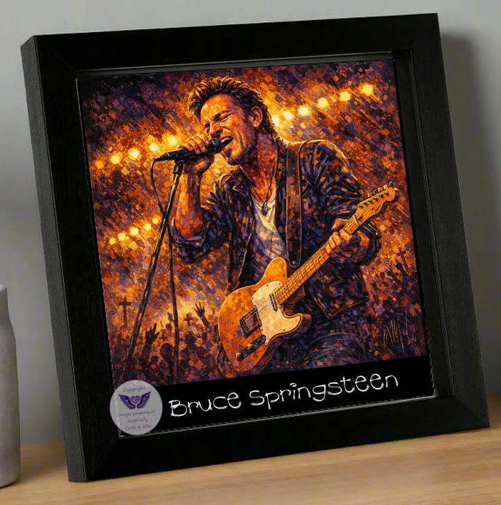 Image Size: 8" X 8", Black Wood Frame, Glass Front, Hanging Frame, Image Type: Print, 3D Decoupage effect: £15.00