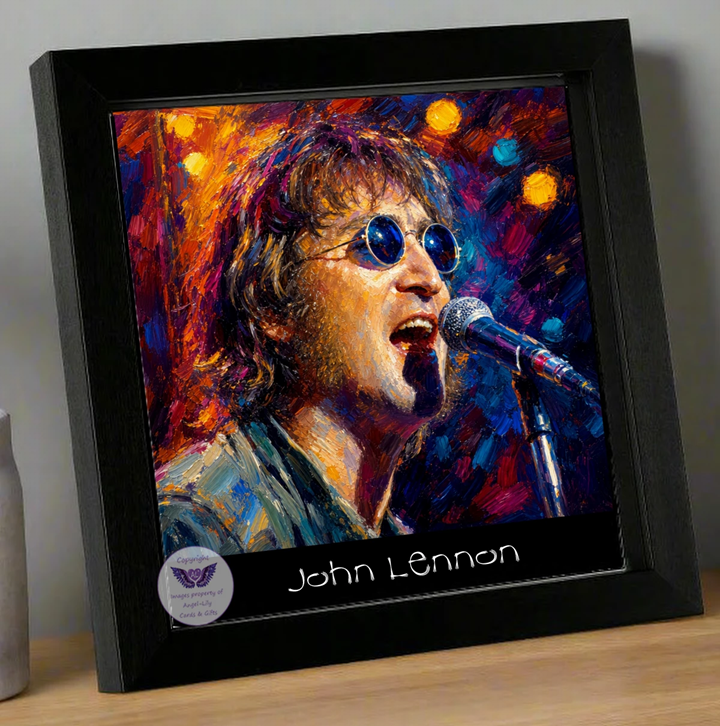 Image Size: 8" X 8", Black Wood Frame, Glass Front, Hanging Frame, Image Type: Print, 3D Decoupage effect: £15.00