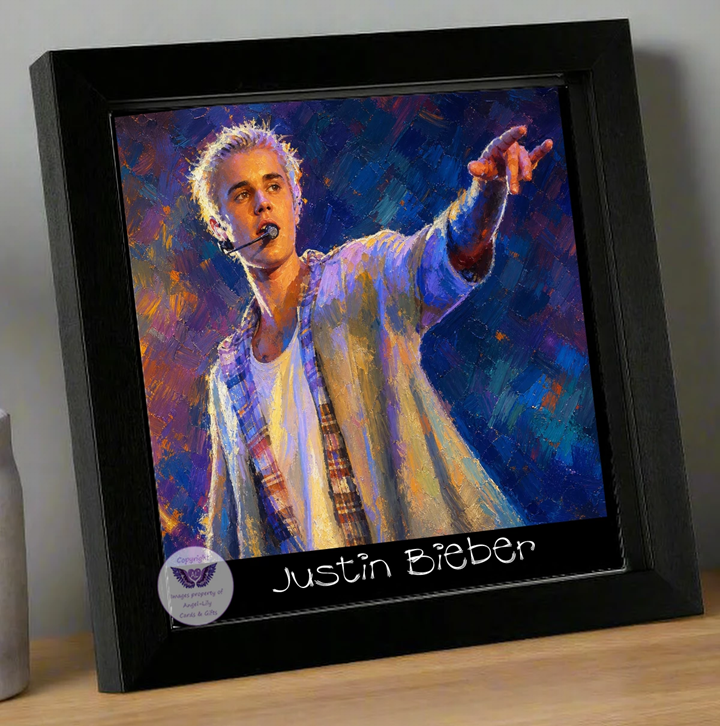 Image Size: 8" X 8", Black Wood Frame, Glass Front, Hanging Frame, Image Type: Print, 3D Decoupage effect: £15.00