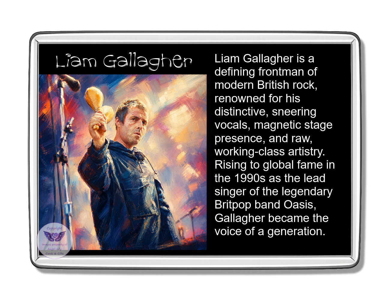 Image Size: 90 X 60mm, Clear plastic , Single sided, Image Type: Print, Magnetic strip attached, 2D Effect: £5.00