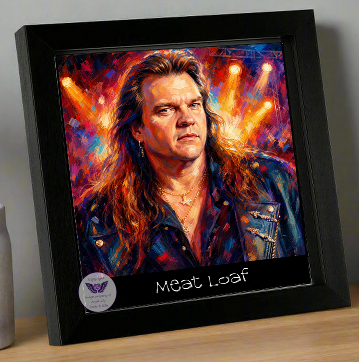 Image Size: 8" X 8", Black Wood Frame, Glass Front, Hanging Frame, Image Type: Print, 3D Decoupage effect: £15.00