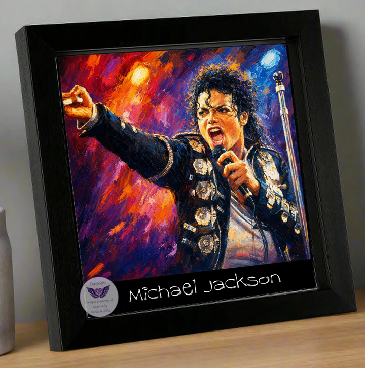 Image Size: 8" X 8", Black Wood Frame, Glass Front, Hanging Frame, Image Type: Print, 3D Decoupage effect: £15.00