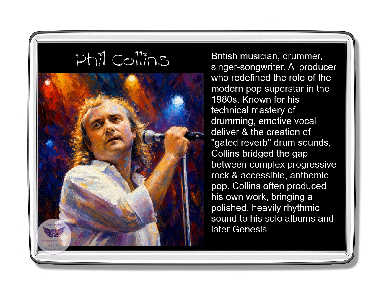 Image Size: 90 X 60mm, Clear plastic , Single sided, Image Type: Print, Magnetic strip attached, 2D Effect: £5.00