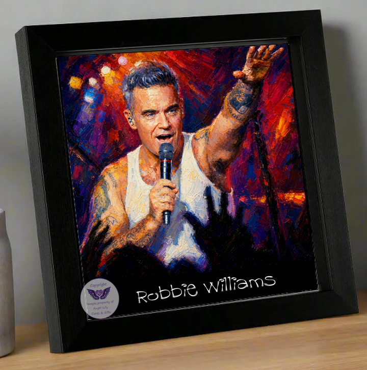 Image Size: 8" X 8", Black Wood Frame, Glass Front, Hanging Frame, Image Type: Print, 3D Decoupage effect: £15.00