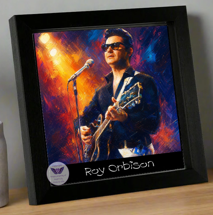 Image Size: 8" X 8", Black Wood Frame, Glass Front, Hanging Frame, Image Type: Print, 3D Decoupage effect: £15.00
