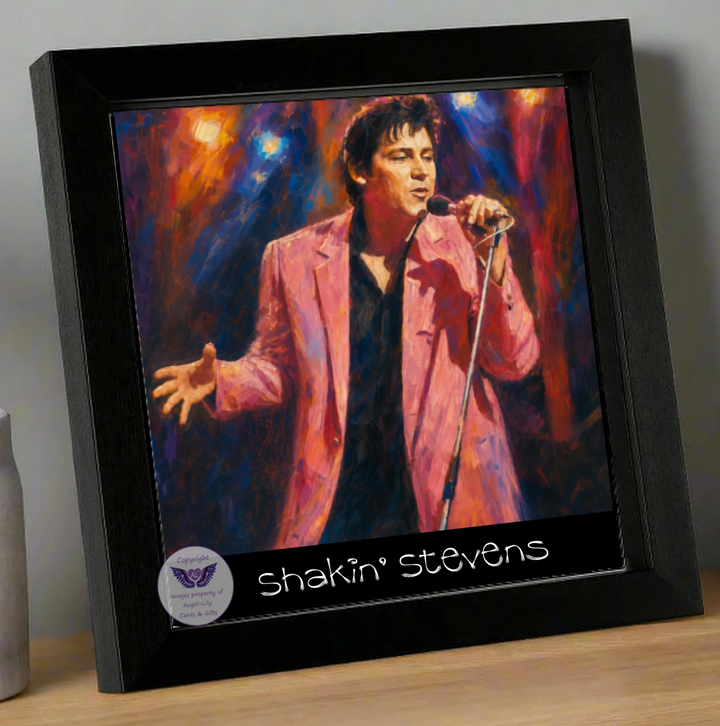 Image Size: 8" X 8", Black Wood Frame, Glass Front, Hanging Frame, Image Type: Print, 3D Decoupage effect: £15.00