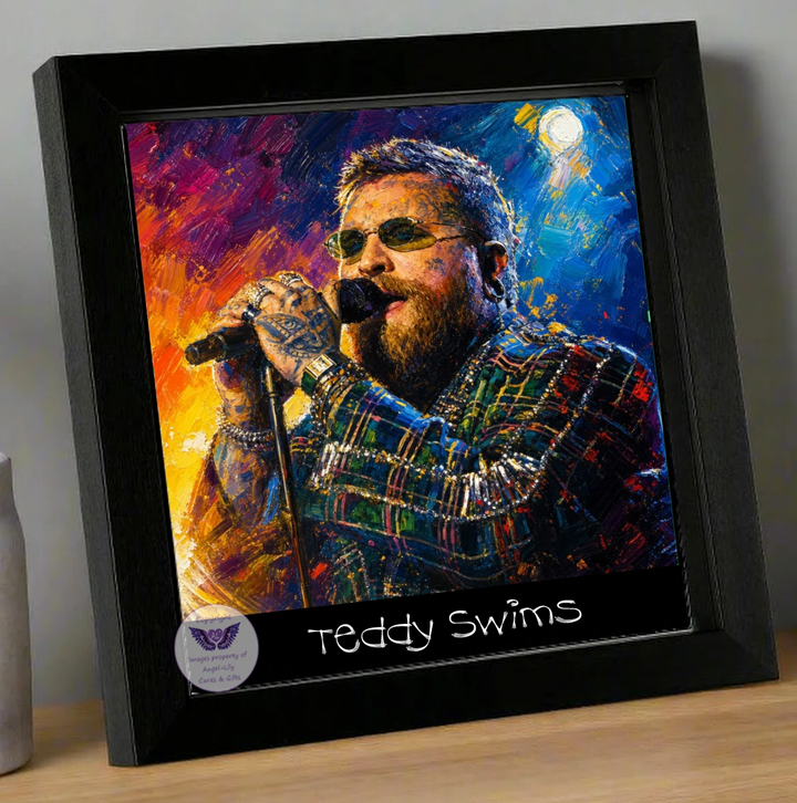 Image Size: 8" X 8", Black Wood Frame, Glass Front, Hanging Frame, Image Type: Print, 3D Decoupage effect: £15.00