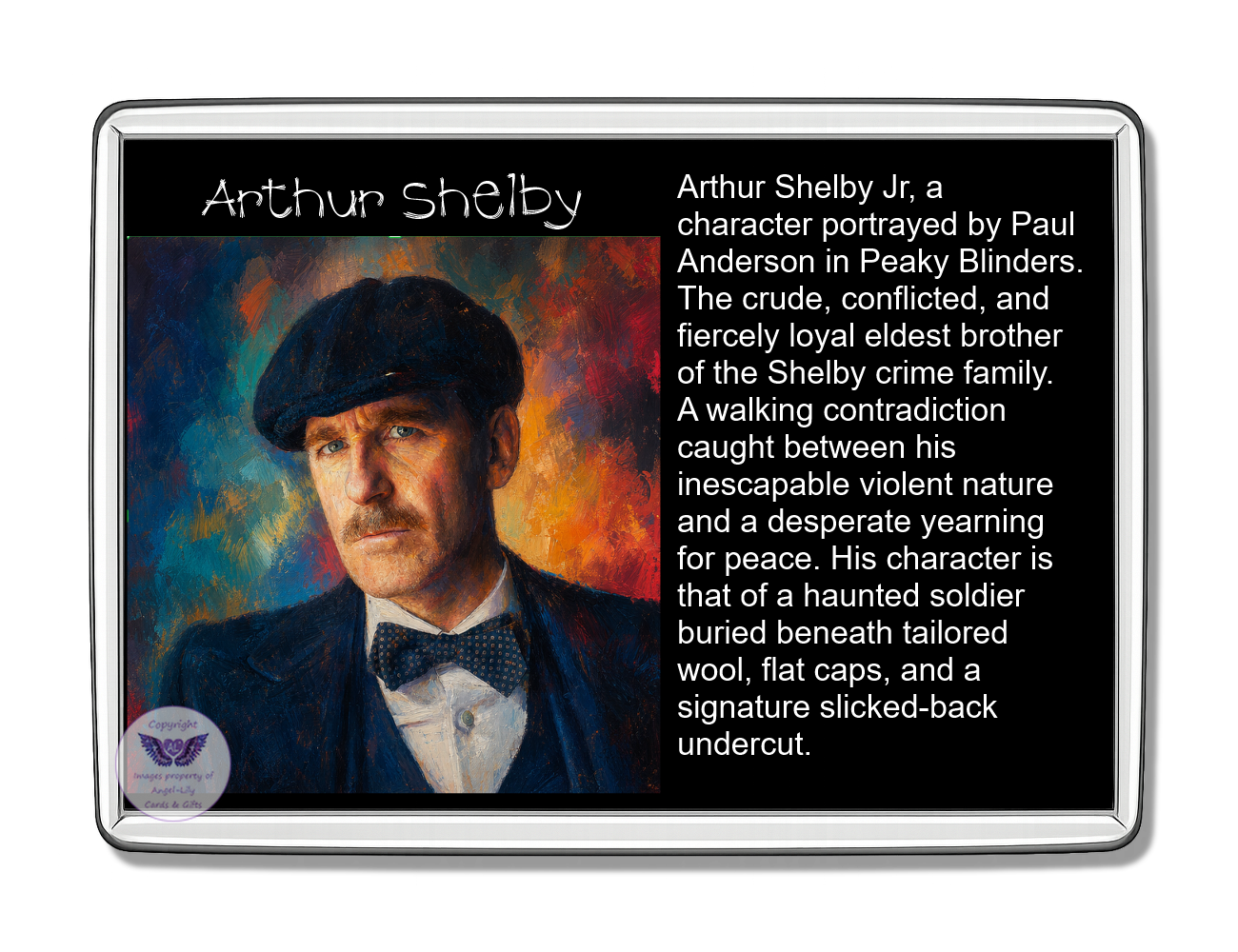 Image Size: 90 X 60mm, Clear plastic , Single sided, Image Type: Print, Magnetic strip attached, 2D Effect: £5.00