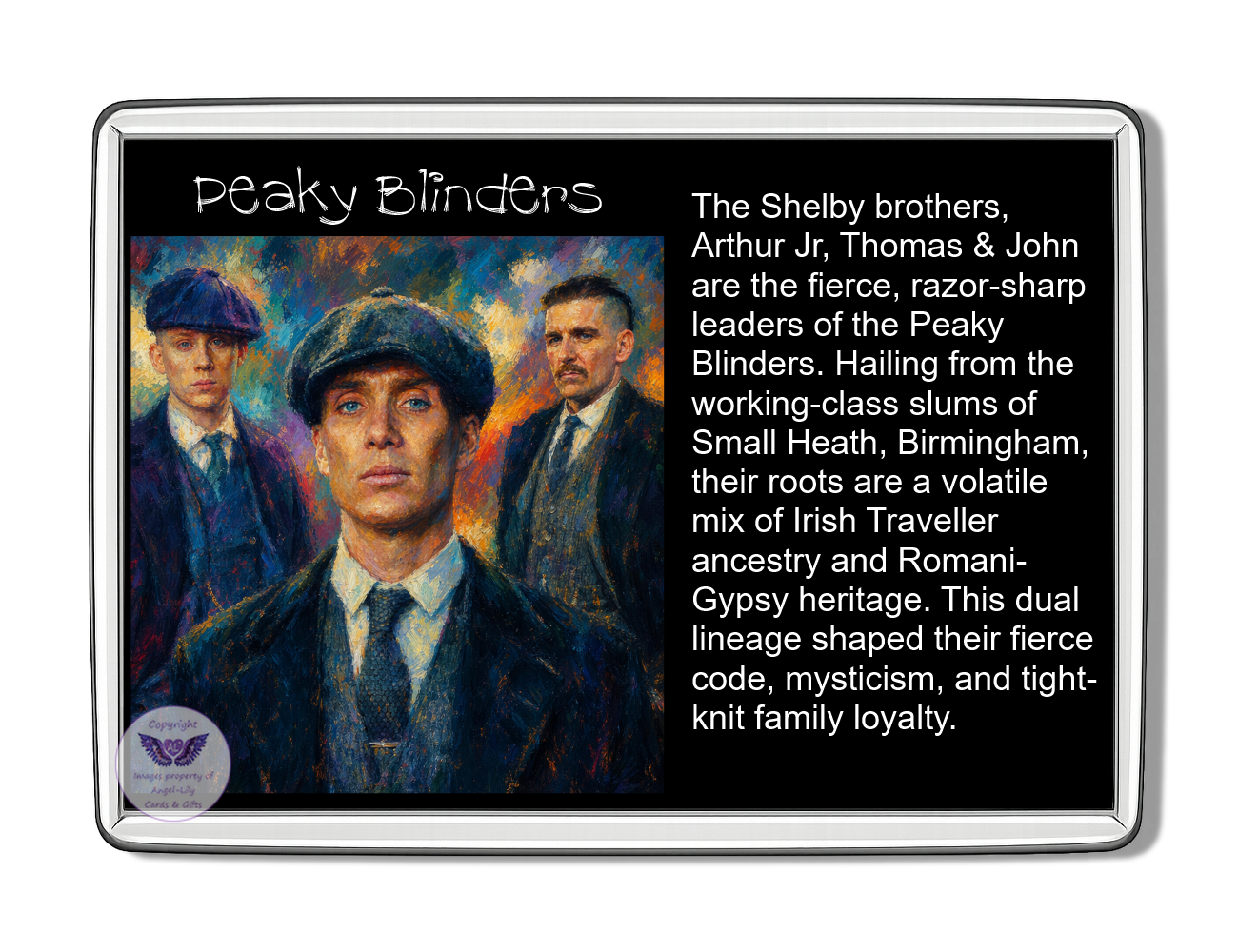 Image Size: 90 X 60mm, Clear plastic , Single sided, Image Type: Print, Magnetic strip attached, 2D Effect: £5.00