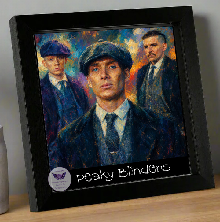 Image Size: 8" X 8", Black Wood Frame, Glass Front, Hanging Frame, Image Type: Print, 3D Decoupage effect: £15.00
