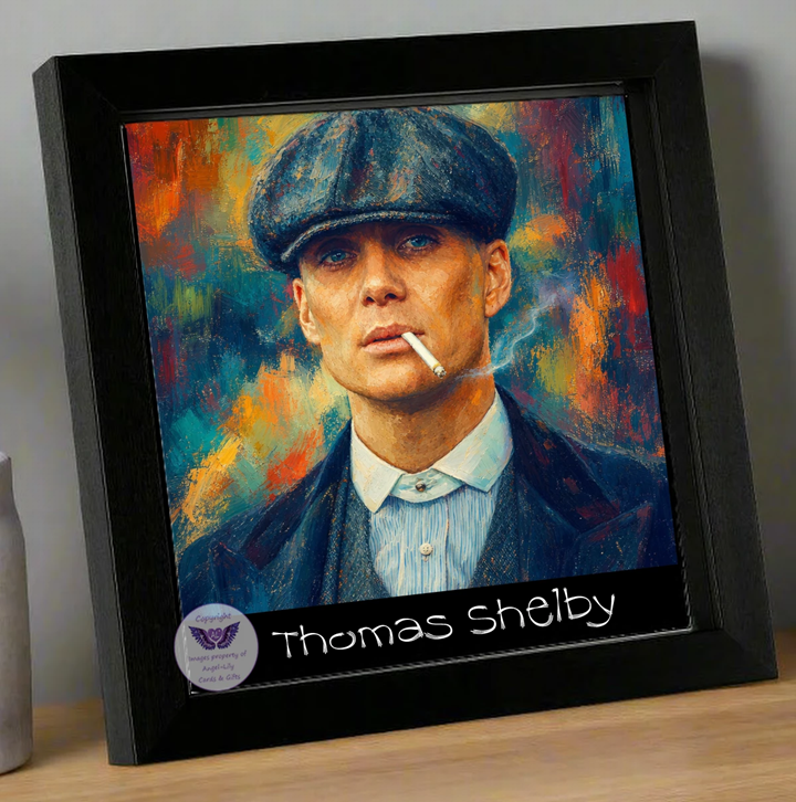 Image Size: 8" X 8", Black Wood Frame, Glass Front, Hanging Frame, Image Type: Print, 3D Decoupage effect: £15.00
